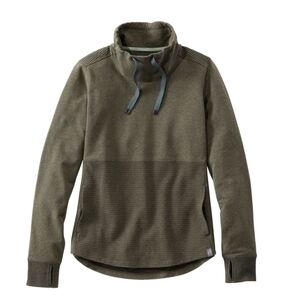 L.L. Bean Green Women's Cozy Knit Pullover